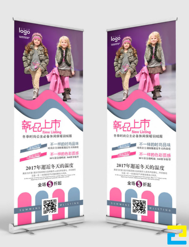 Hiện nay, những kiểu chữ đơn giản, kiểu chữ nghệ thuật thường được ưa chuộng để thiết kế cho standee cửa hàng thời trang