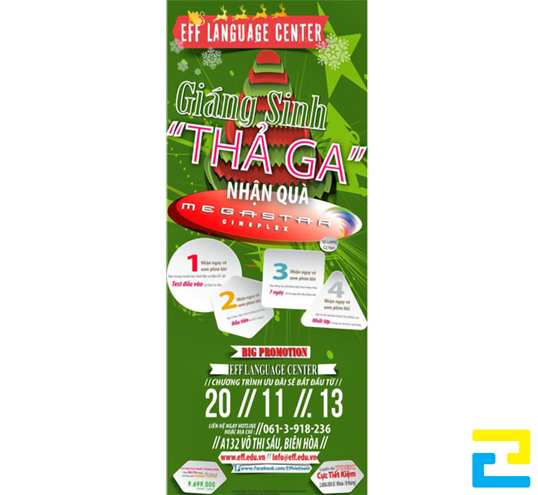 Nếu quý khách đã có sẵn mẫu thiết kế file in standy trung tâm tiếng Anh đạt chuẩn, thời gian in ấn sẽ được rút ngắn