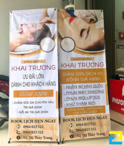 Standee Thẩm Mỹ Viện 21