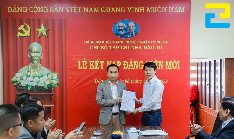 Mẫu phông nền cho lễ kết nạp Đảng viên mới