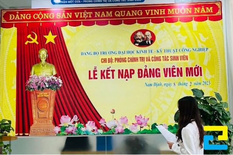 Các mẫu phông nền lễ kết nạp Đảng viên mới sẽ giúp buổi lễ thêm phần long trọng và chuyên nghiệp hơn