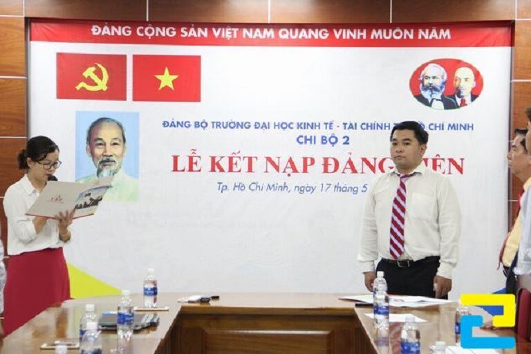 Mẫu phông nền cho lễ kết nạp Đảng viên mới