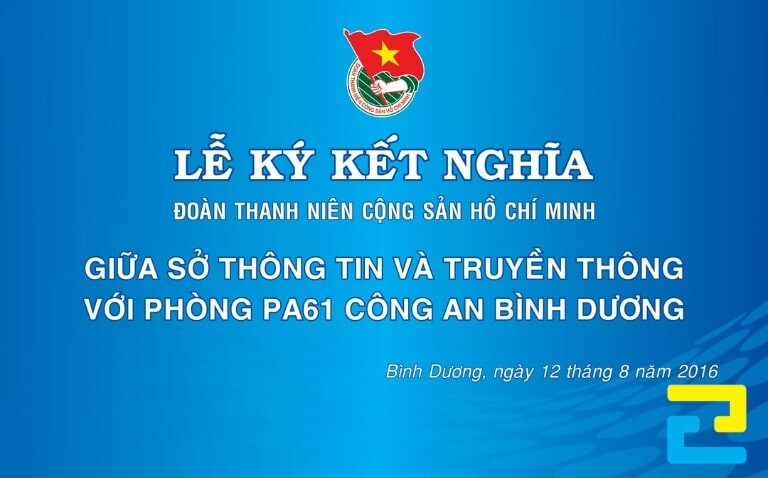 Công Ty In Ấn Quảng Cáo 2H nhận in phông nền lễ ký kết chuyên nghiệp, uy tín