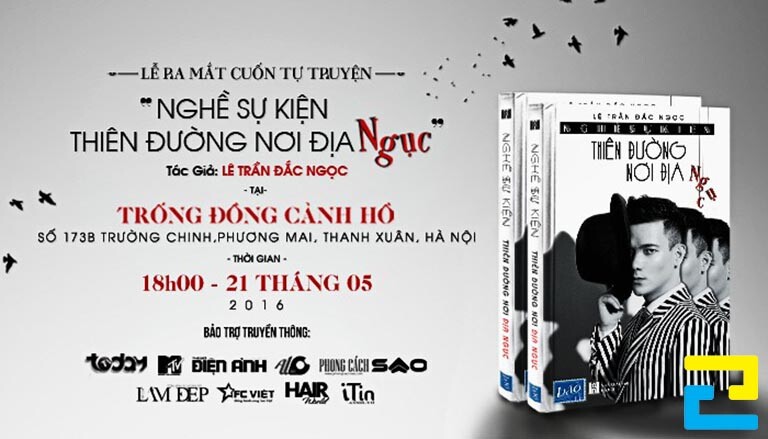 Phông nền lễ ra mắt sản phẩm sách tự truyện