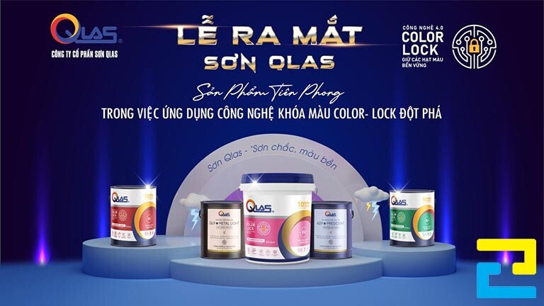 Phông nền có tông màu xanh dương chủ đạo