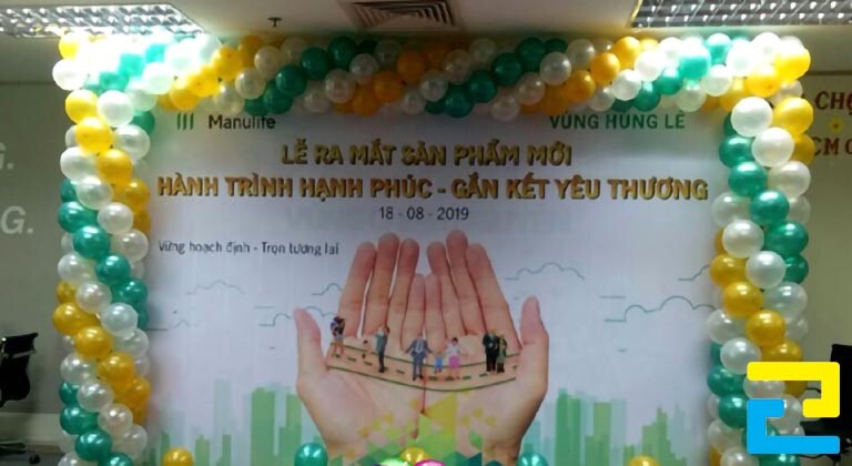 Phông nền có kiểu chữ đơn giản