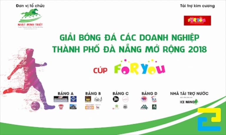 Việc sử dụng background bóng đá sẽ giúp cho giải đấu trở nên chuyên nghiệp, gây ấn tượng hơn