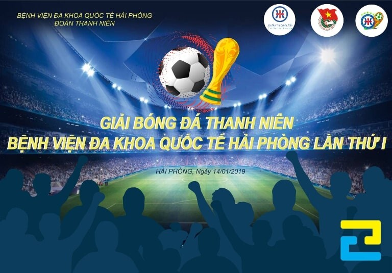 Các mẫu in background, backdrop, phông nền giải bóng đá vô cùng đa dạng và phong phú, dùng bền