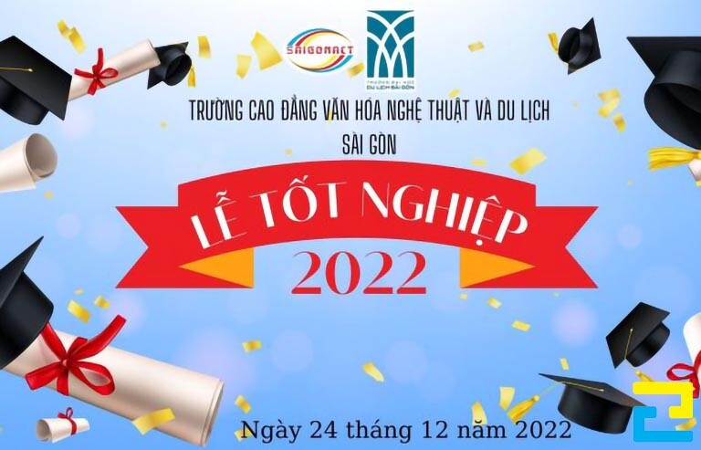 Hiện nay, những thông điệp thường được ưa chuộng để thiết kế cho background dịp lễ tốt nghiệp như: Lễ tốt nghiệp, lễ trao bằng tốt nghiệp,…