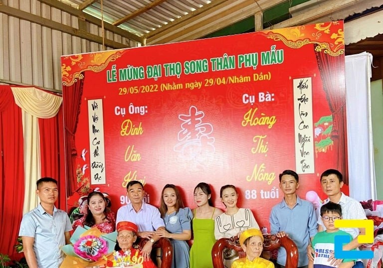 Mẫu phông mừng thọ đẹp
