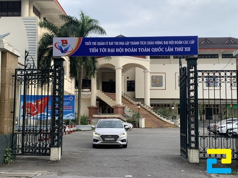 Mẫu 4: Băng rôn chào mừng đại hội đoàn các cấp treo trước cổng cơ quan