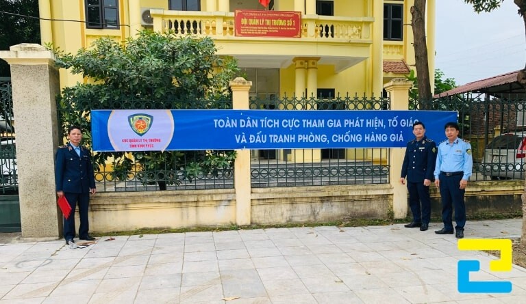 Mẫu 9: Băng rôn tuyên truyền về phòng chống hàng giả