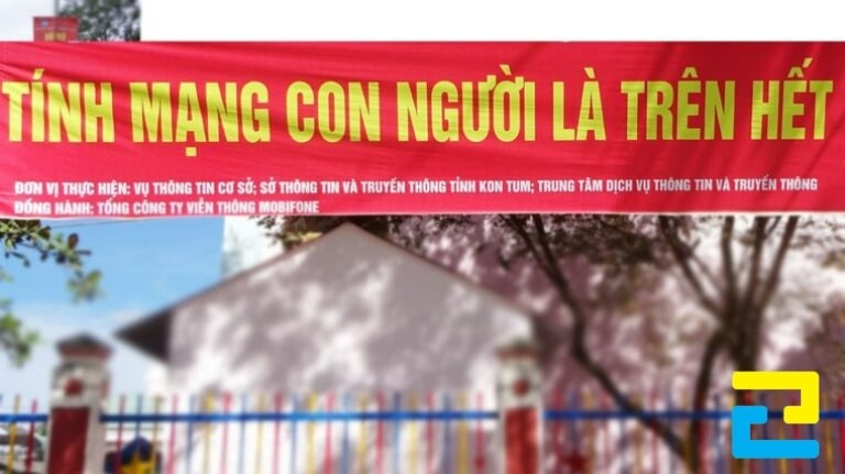 Không nên ghi nội dung quá dài dòng vì sẽ gây rối mắt người nhìn, không mang đến hiệu quả tuyên truyền