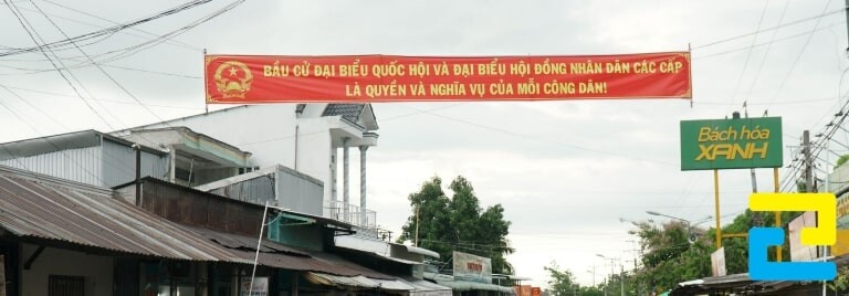Mẫu 5: Băng rôn tuyên truyền về ngày bầu cử
