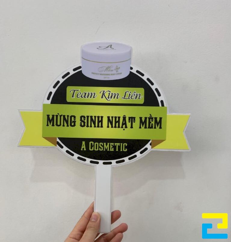 hashtag cầm tay in giấy PP có thể tái sử dụng
