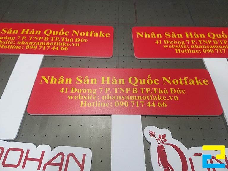 In bảng hashtag quảng cáo nhân sâm Hàn Quốc