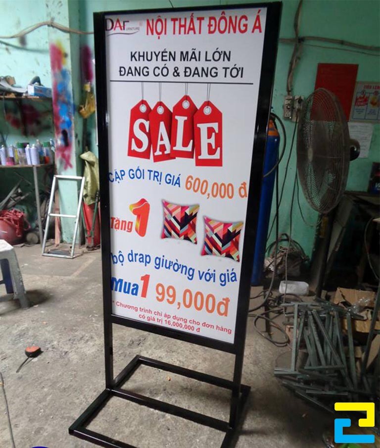 báo giá in standee nội thất