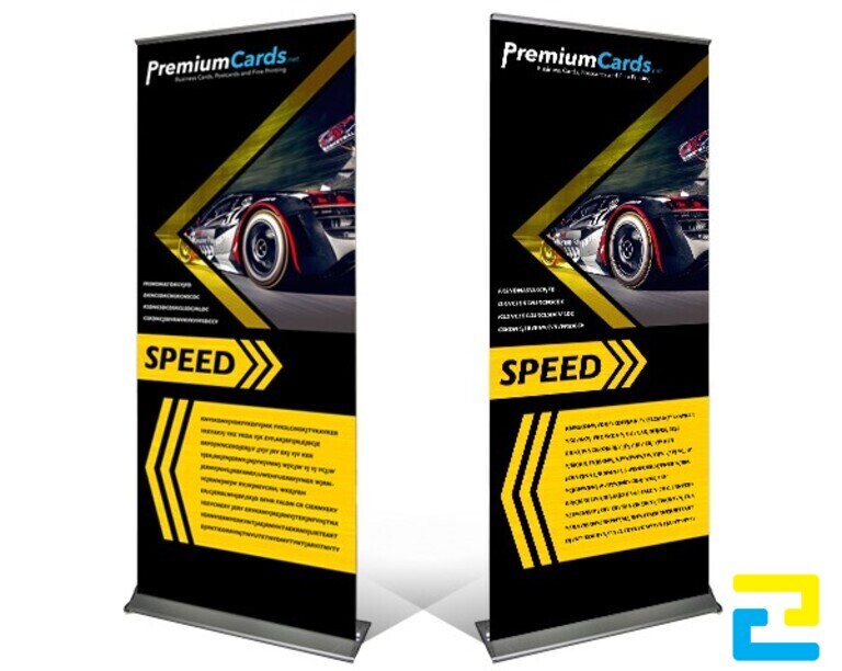 Standee khung nhôm đế sắt chất lượng cao