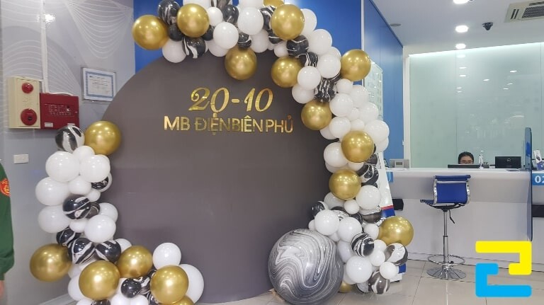 Những phông nền, backdrop, background ngày 20/10 được trang trí mang tính thẩm cao