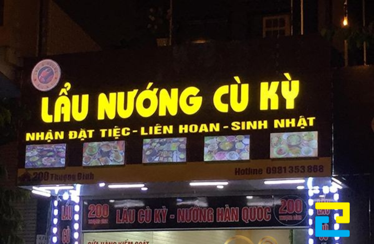 In uv bảng hiệu quảng cáo