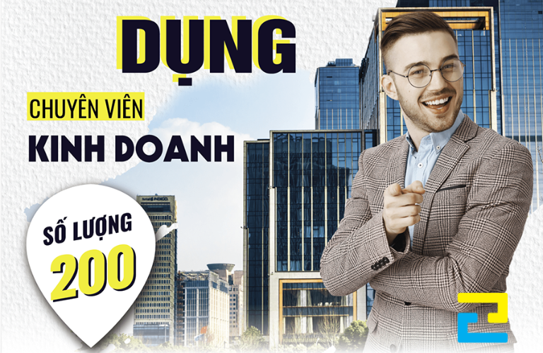  Backdrop Tuyển Dụng Chuyên Viên Kinh Doanh