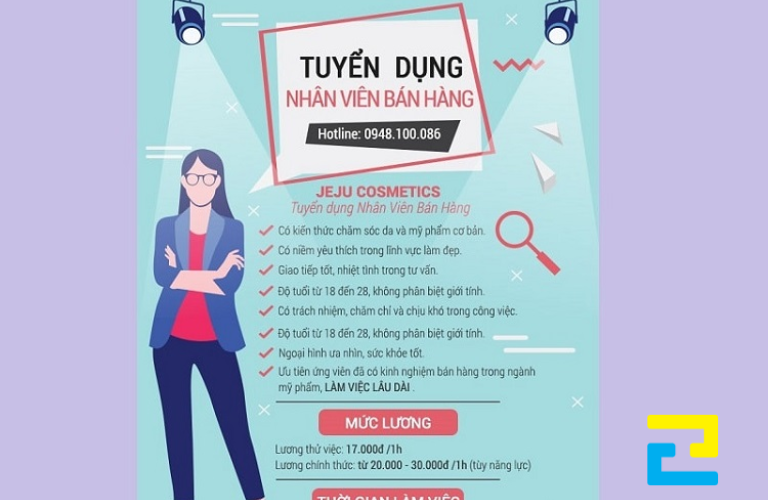 phông nền tuyển dụng nhân viên bán hàng