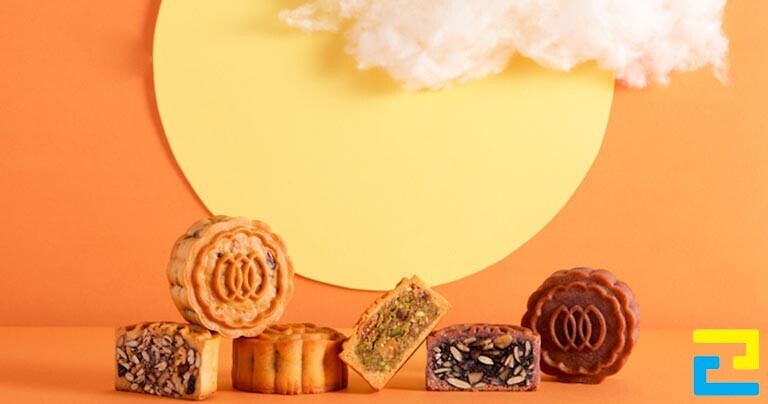 in background banh trung thu