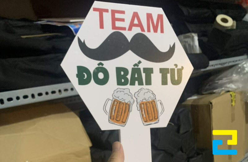 Mẫu 4: Hashtag ăn nhậu team đô Bất Tử Hình Dạng độc đáo, Nhỏ Gọn Dễ Dàng Cầm Nắm Và Di Chuyển Khi Sử Dụng