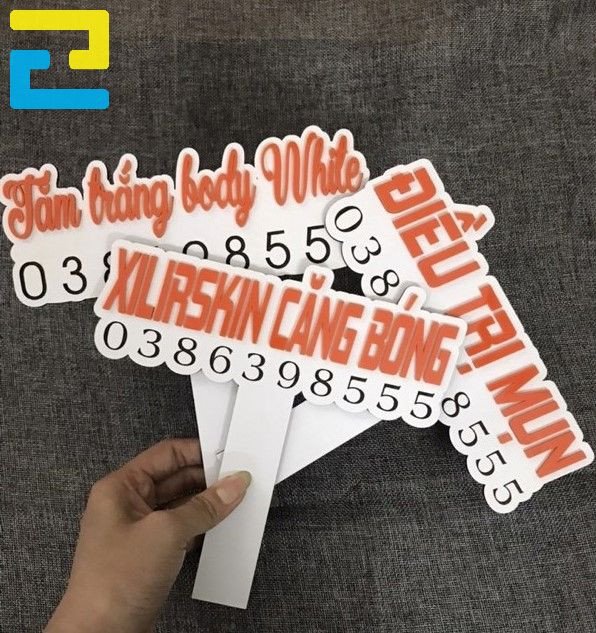 Hashtag Khai Trương Spa Yêu Cầu Kích Thước Nhỏ Gọn, Dễ Cầm Nắm.