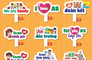 Hình 4: Mẫu In hashtag cầm tay 20/11