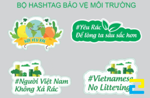Hình 4: Mẫu hashtag bảo vệ môi trường