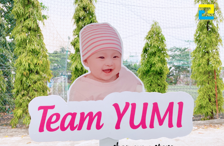 Mẫu 14: Hashtag in hình bé