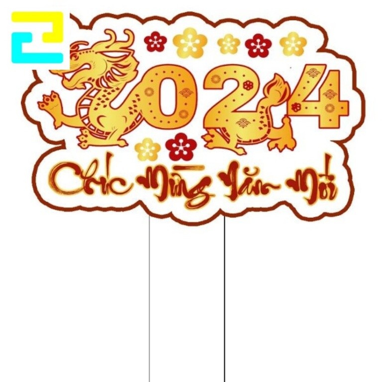 Hashtag cầm tay tại khu vực check in tiệc