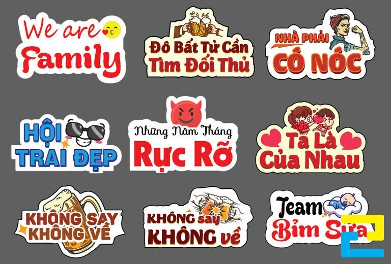 Những nội dung chữ phổ biến trên hashtag du lịch dành cho hội bạn bè đi chơi cùng nhau