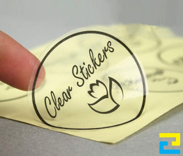 Tem dán chất liệu decal trong