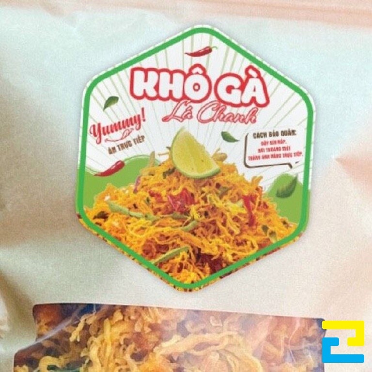 Mẫu tem khô gà lá chanh 13