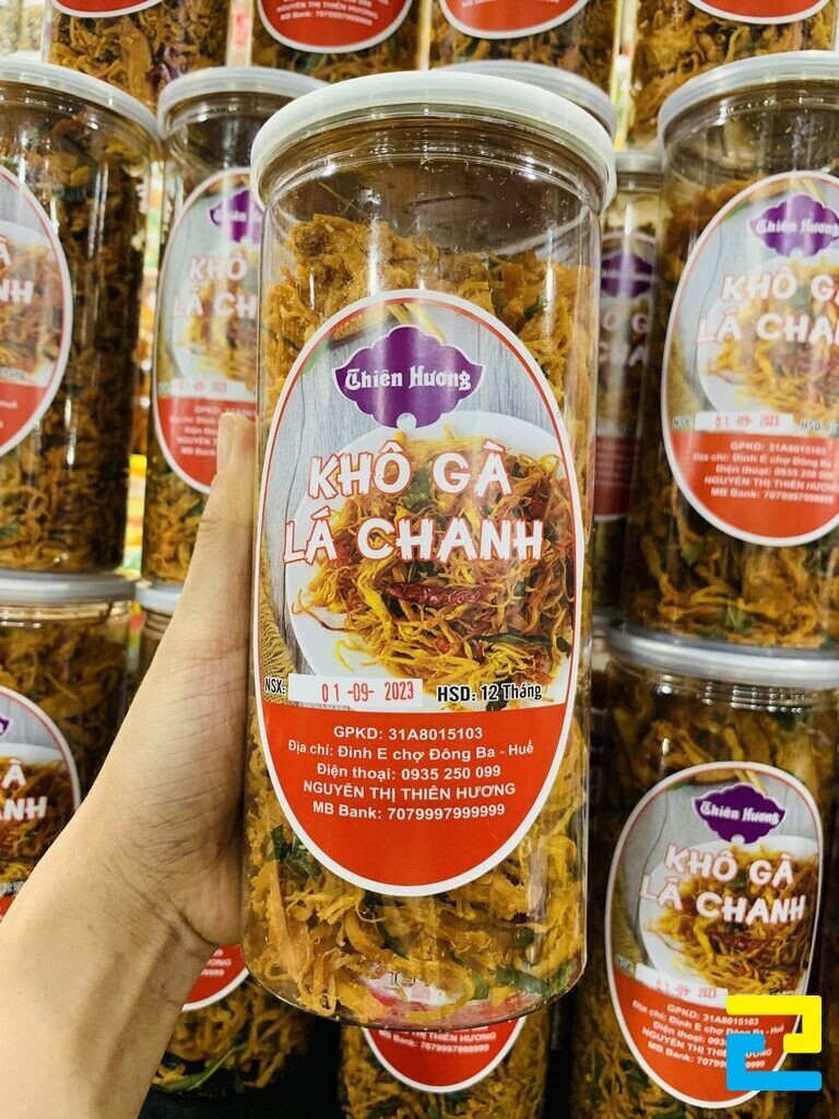 Mẫu tem khô gà lá chanh 17