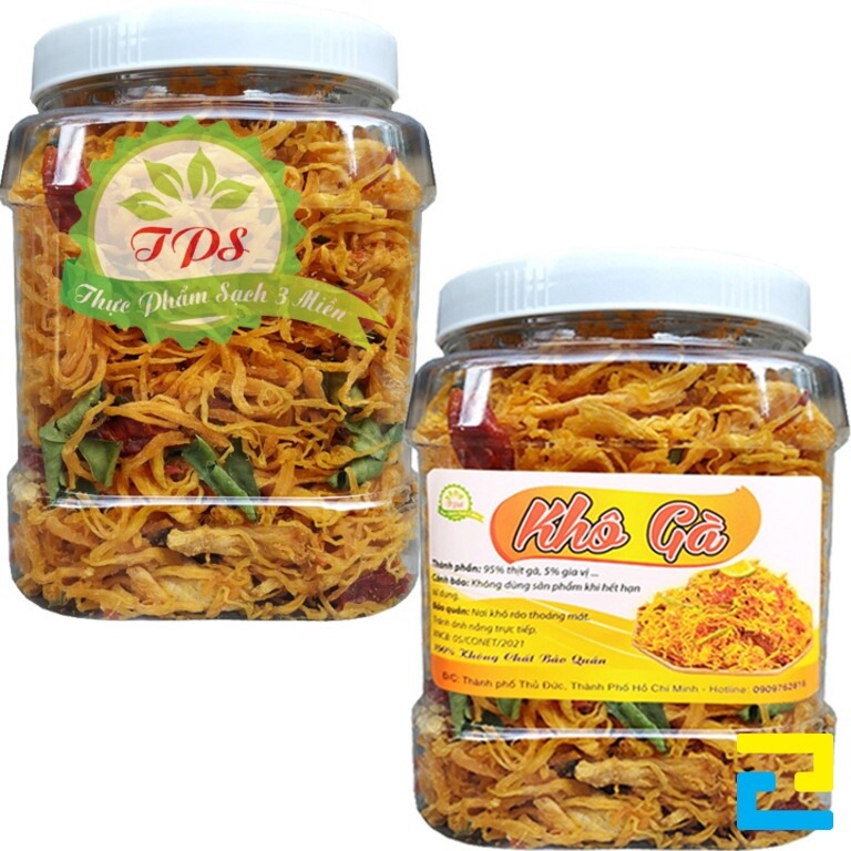 Mẫu tem khô gà lá chanh 1