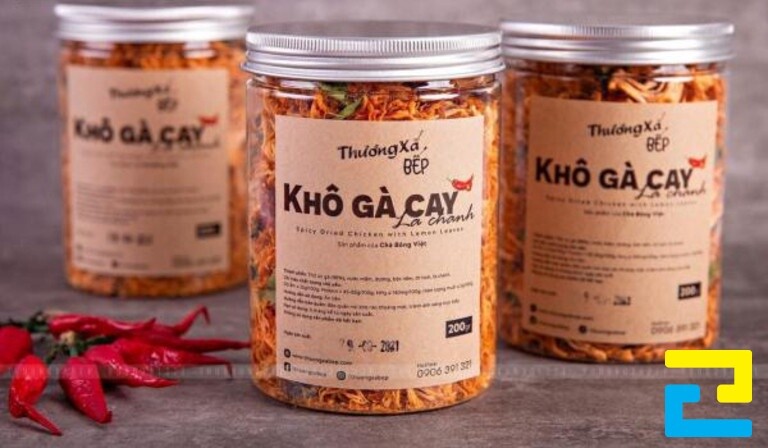 Mẫu tem khô gà lá chanh 5