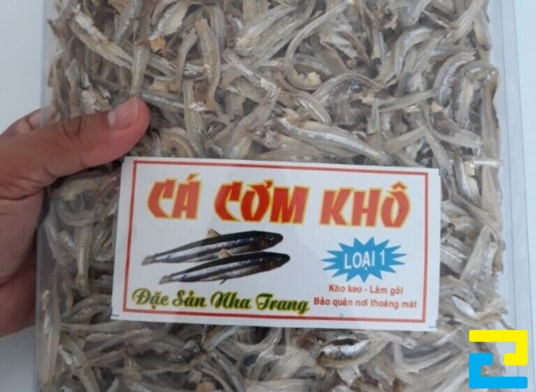 Mẫu tem nhãn cá cơm khô