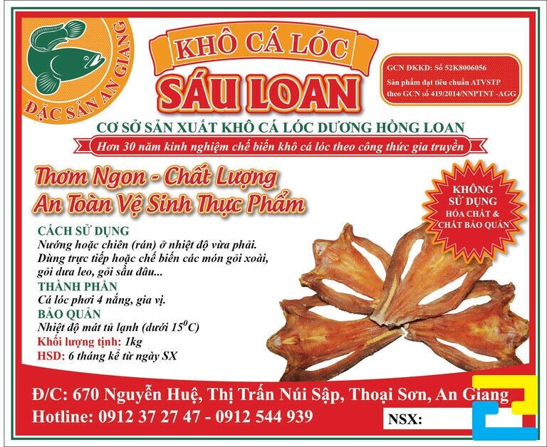 Lợi ích của in tem nhãn cá khô