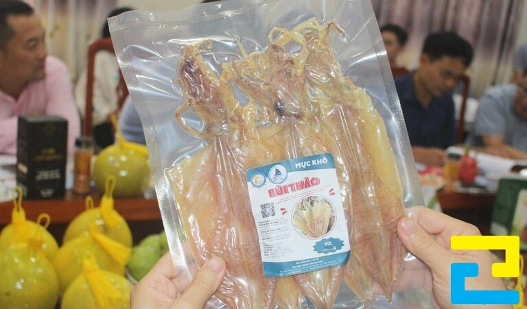 Mẫu tem nhãn khô mực 9