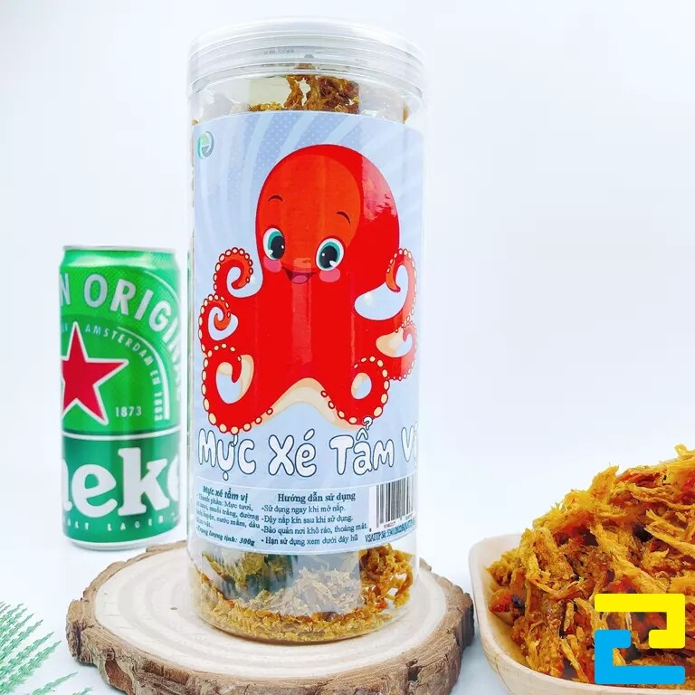 Mẫu tem nhãn khô mực 11