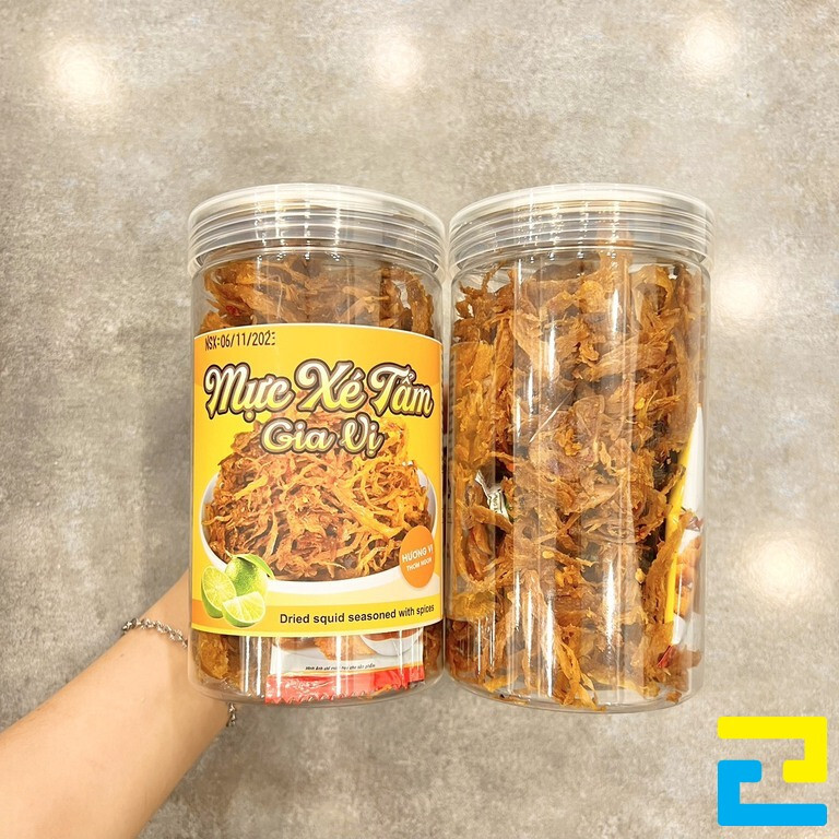 Mẫu tem nhãn khô mực 12