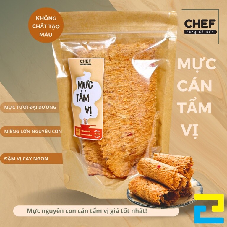 Mẫu tem nhãn khô mực 16