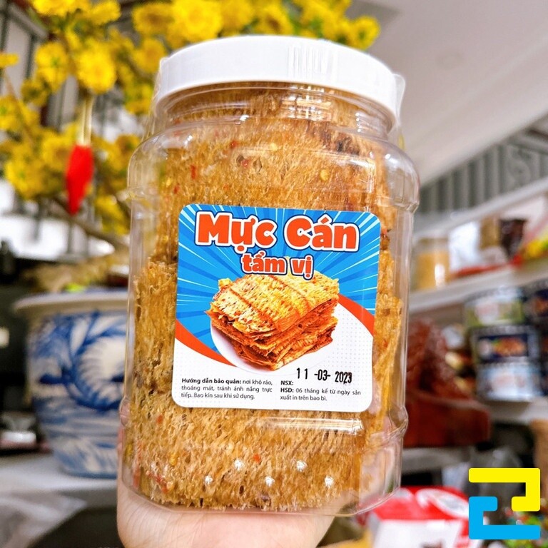Mẫu tem nhãn khô mực 17