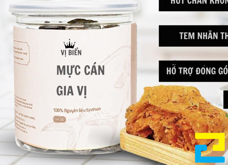 Mẫu tem nhãn khô mực 4