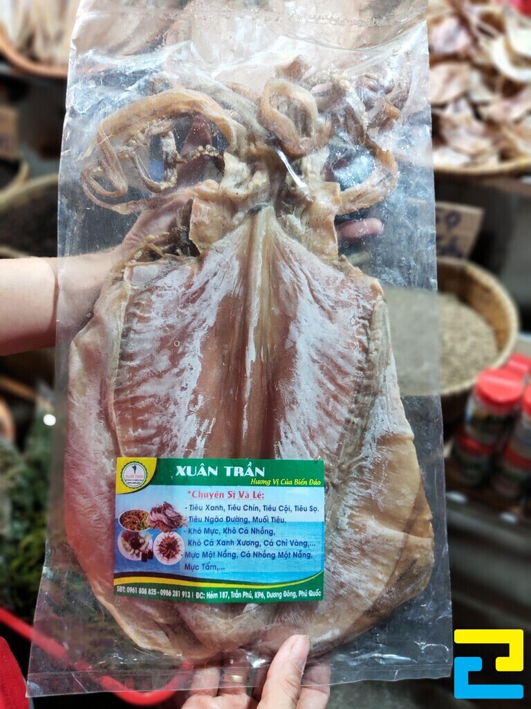 Mẫu tem nhãn khô mực 7