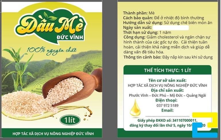 Mẫu tem nhãn thực phẩm 1