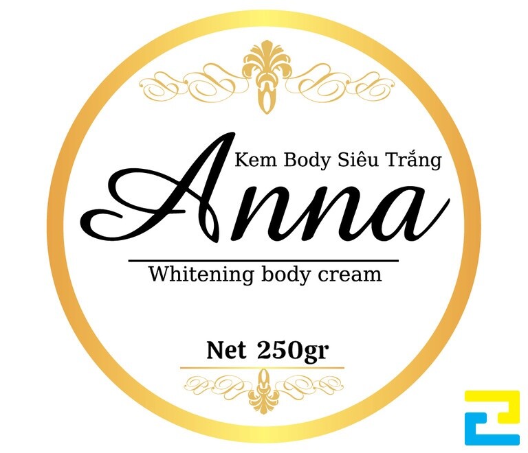 Tem dán kem body tròn sang trọng, tinh tế